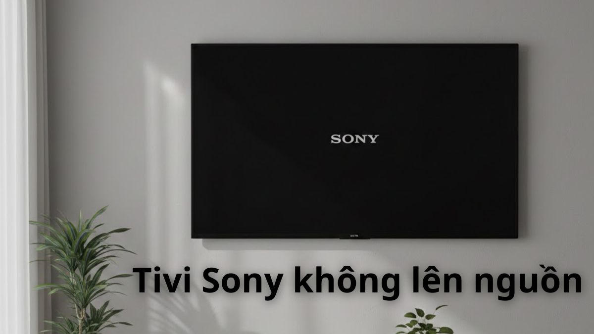 Nguyên nhân và cách khắc phục tivi Sony không lên nguồn